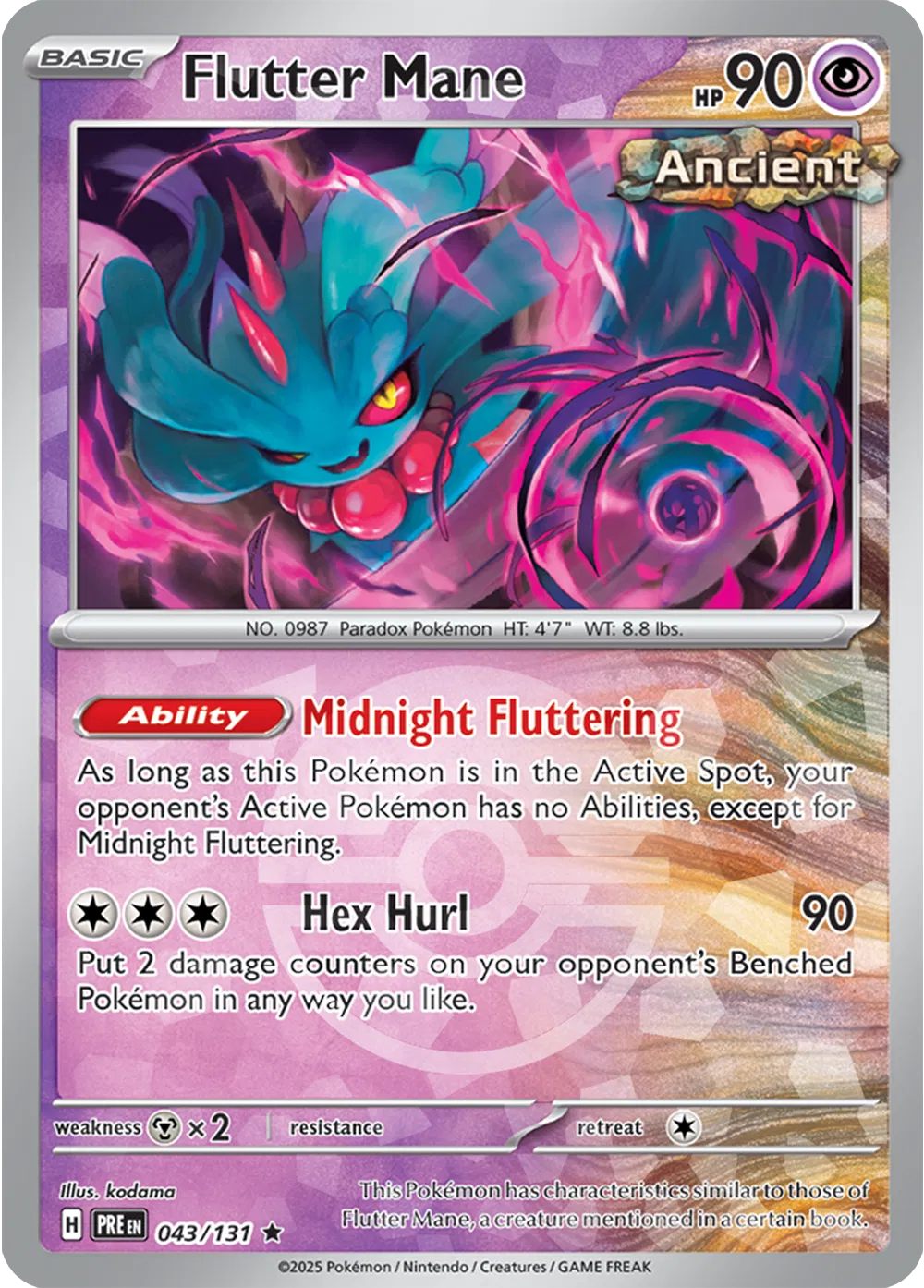 Fluttermane - Pokeball Holo - 043/131