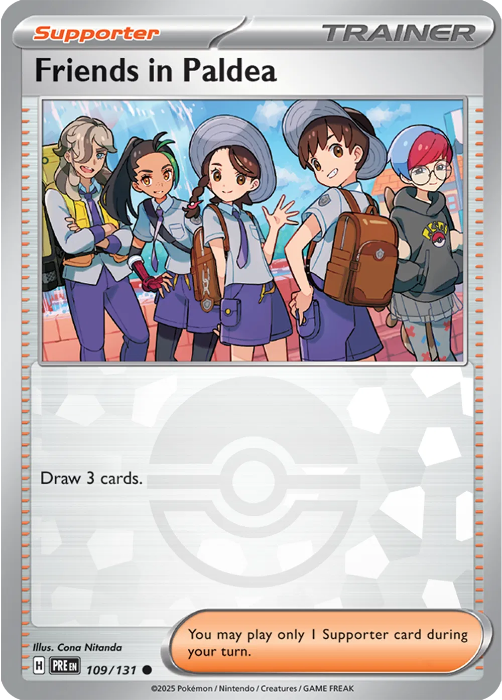 Friends In Paldea - Pokeball Holo - 109/131