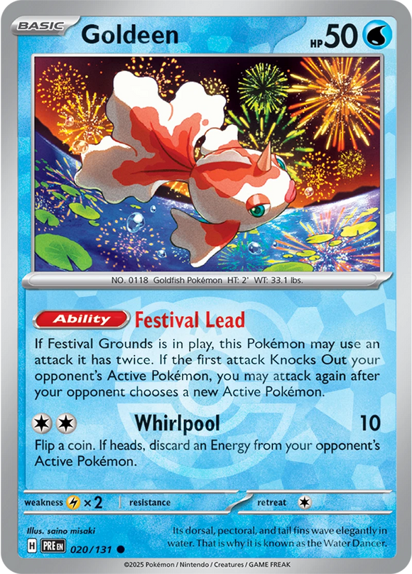 Goldeen (Master Ball Pattern) Pokemon • Common • 020/131