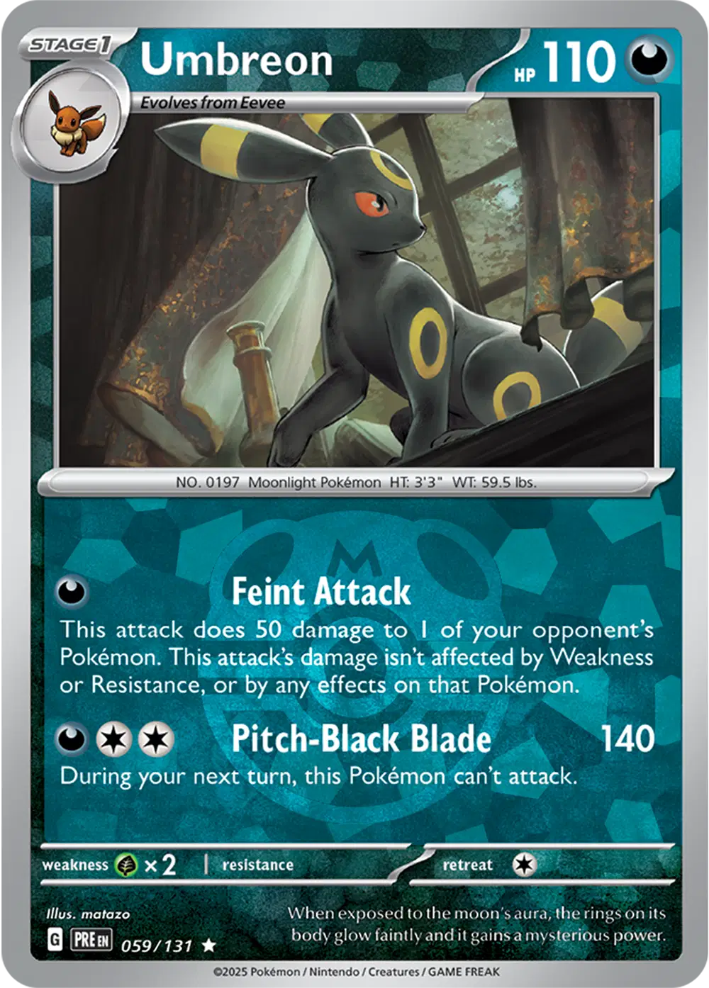 Umbreon - Master Ball Holo - 059/131