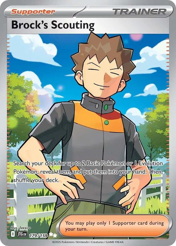 Brock's Scouting Journey Together  Ultra Rare • 179/159 Holofoil