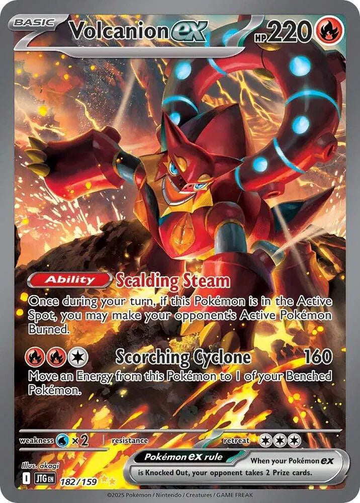 Volcanion EX - Special Illustration Rare - 182/159