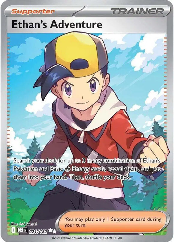 Ethan's Adventure Pokemon • Ultra Rare • 221/182 (B)