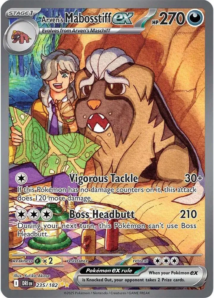 Arven's Mabosstiff EX - Special Illustration Rare - 235/182
