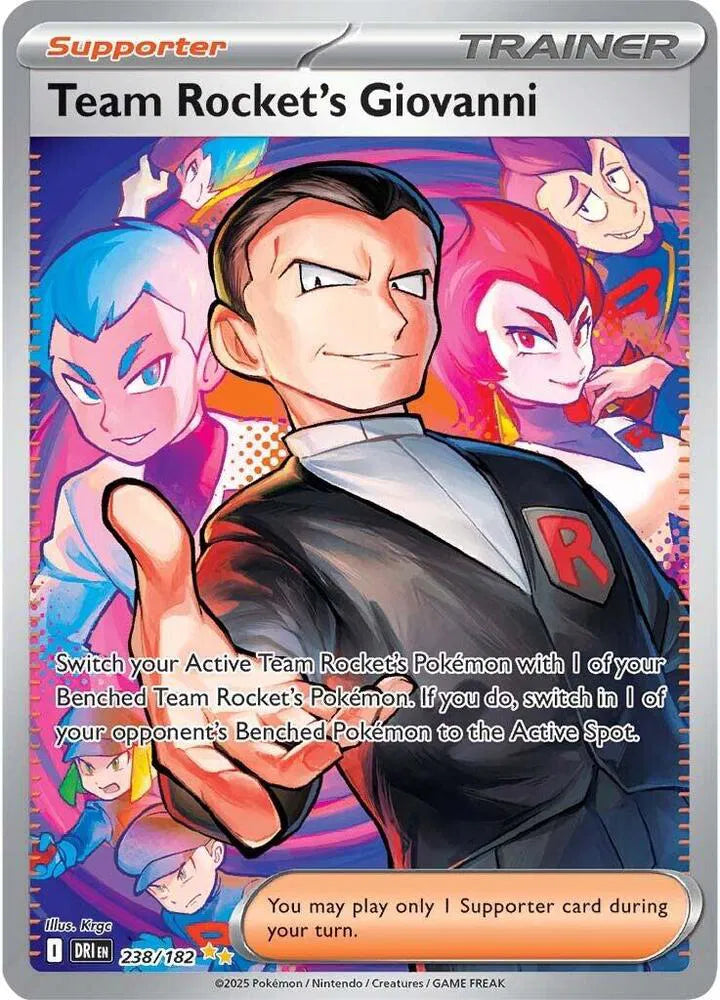 Team Rocket's Giovanni - Special Illustration Rare - 238/182