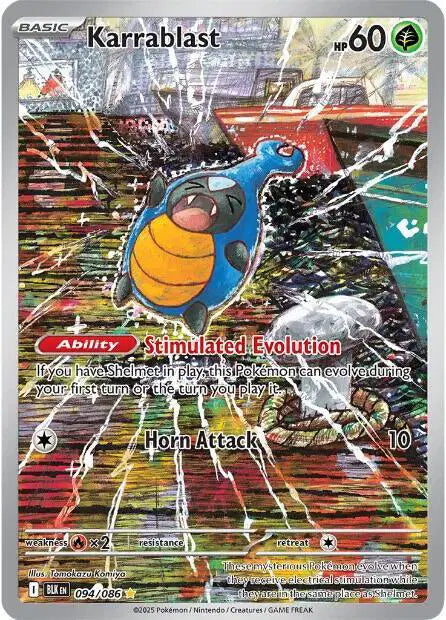 Karrablast Pokemon • Illustration Rare • 094/086 (B)