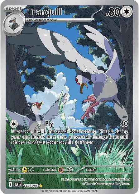 Tranquill Black Bolt Illustration Rare 149/086