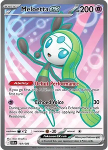 Meloetta ex Pokemon • Secret Rare • 159/086 (B)