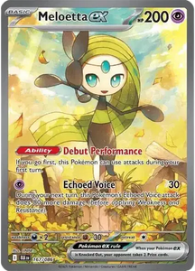 Meloetta ex Pokemon • Special Illustration Rare • 167/086 (B)