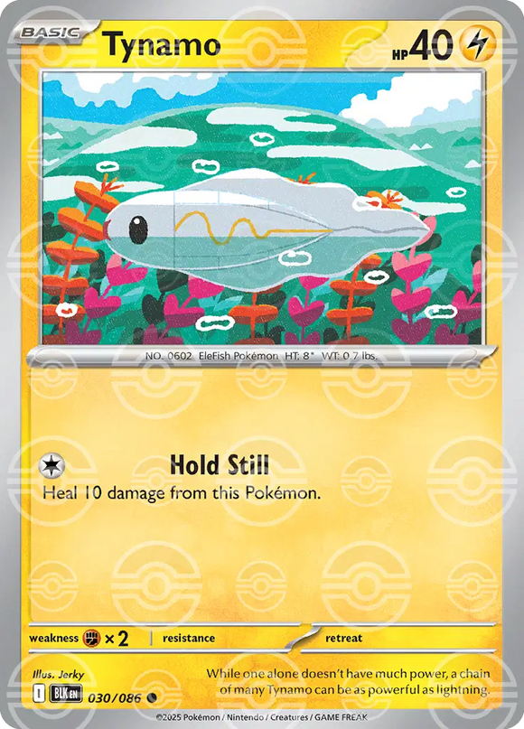Poke Ball Tynamo - 030/086 Holo Black Bolt
