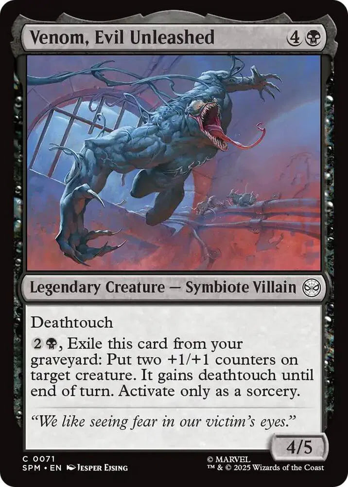 Venom, Foil Unleashed - Common Foil - C 0800