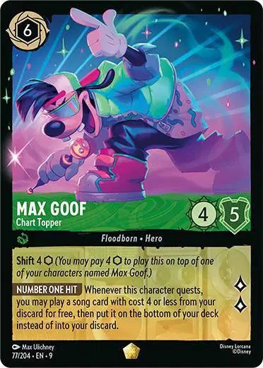Max Goof - Chart Topper Fabled  Legendary  77/204