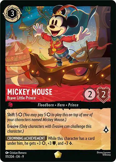 Mickey Mouse - Brave Little Prince Fabled  Legendary  111/204