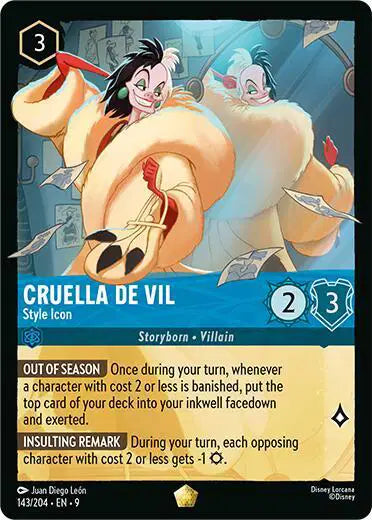 Cruella De Vil - Style Icon Fabled  Legendary  143/204