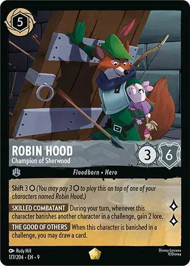Robin Hood - Champion of Sherwood Fabled  Legendary  177/204