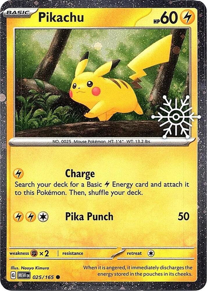 Pikachu - Sealed Promo - 025/165