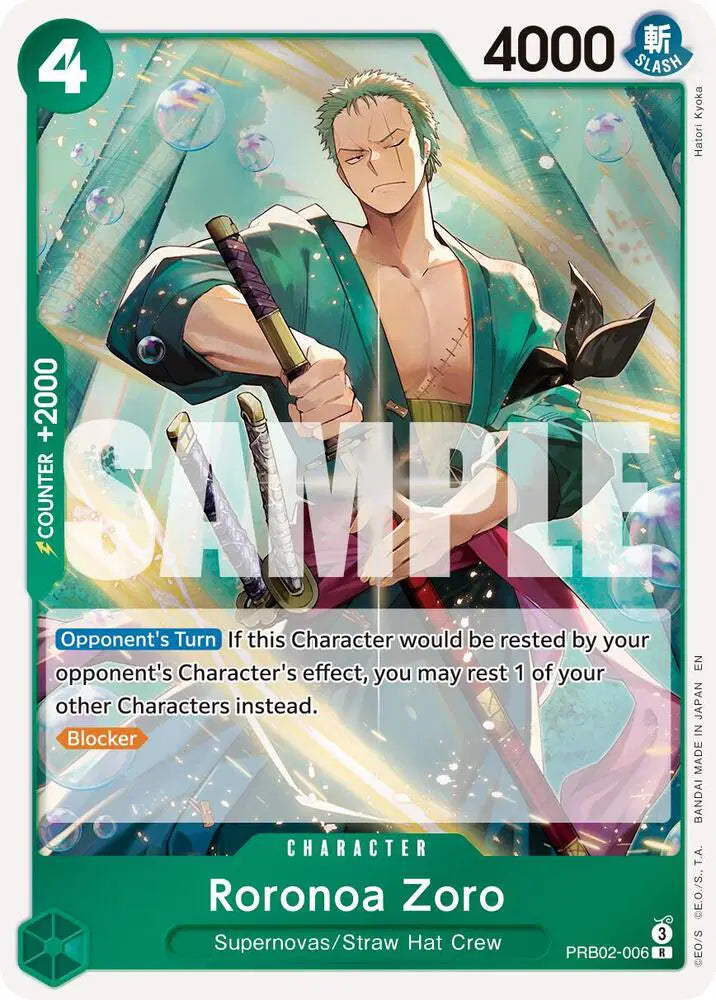 Roronoa Zoro Premium Booster -The Best- Vol. 2  R  PRB02-006