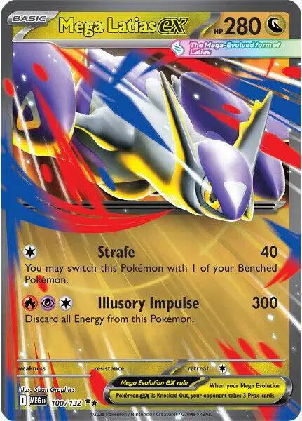 Mega Latias ex Mega Evolution  Double Rare  100/132