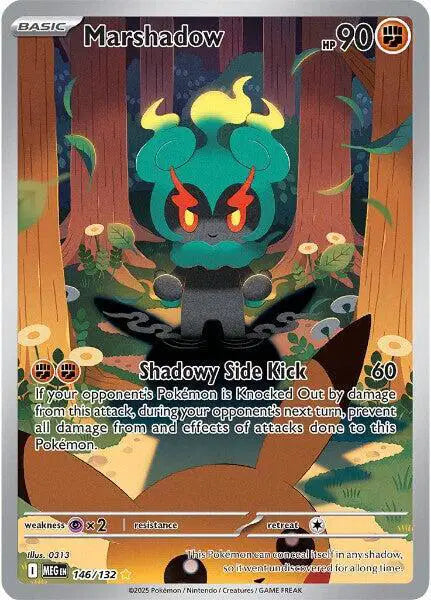 Marshadow Mega Evolution  Shiny Rare  146/132
