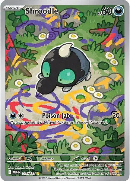 Shroodle Mega Evolution  Shiny Rare  149/132