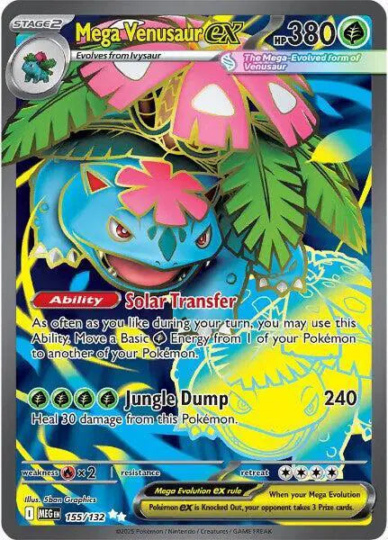 Mega Venusaur ex Pokemon • Ultra Rare • 155/132 (B)