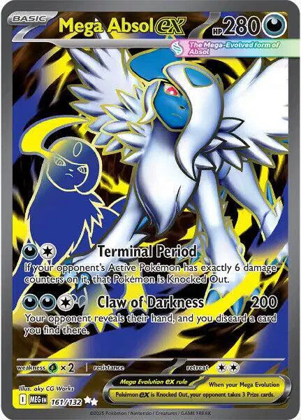 Mega Absol ex Mega Evolution  Ultra Rare  161/132