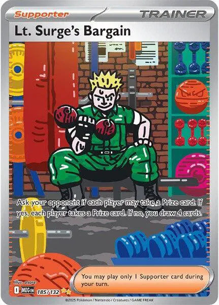 LT. Surge's Bargain - Special Illustration Rare - 185/132