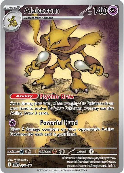 Alakazam Pokemon • Promo • MEP 009