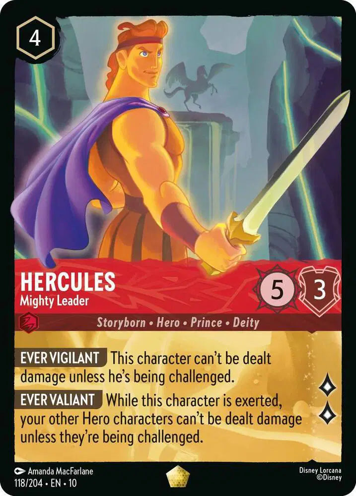 Hercules - Mighty Leader Whispers in the Well  Legendary  118/204