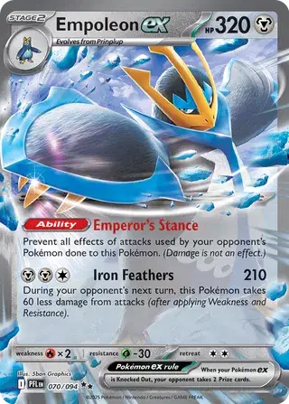 Empoleon EX - Double Rare - 070/094