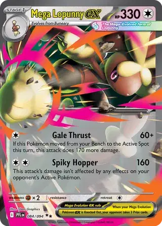 Mega Lopunny EX - Double Rare - 084/094