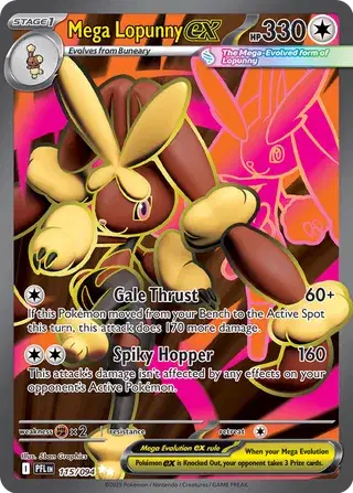 Mega Lopunny EX - Ultra Rare - 115/094