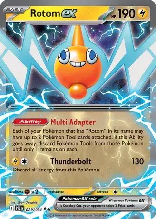 Rotom ex Phantasmal Flames  Double Rare • 029/094 Holofoil
