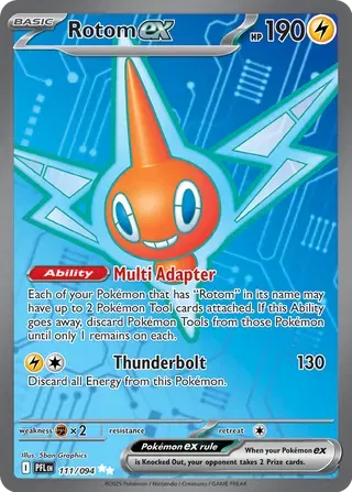 Rotom EX - Ultra Rare - 111/094
