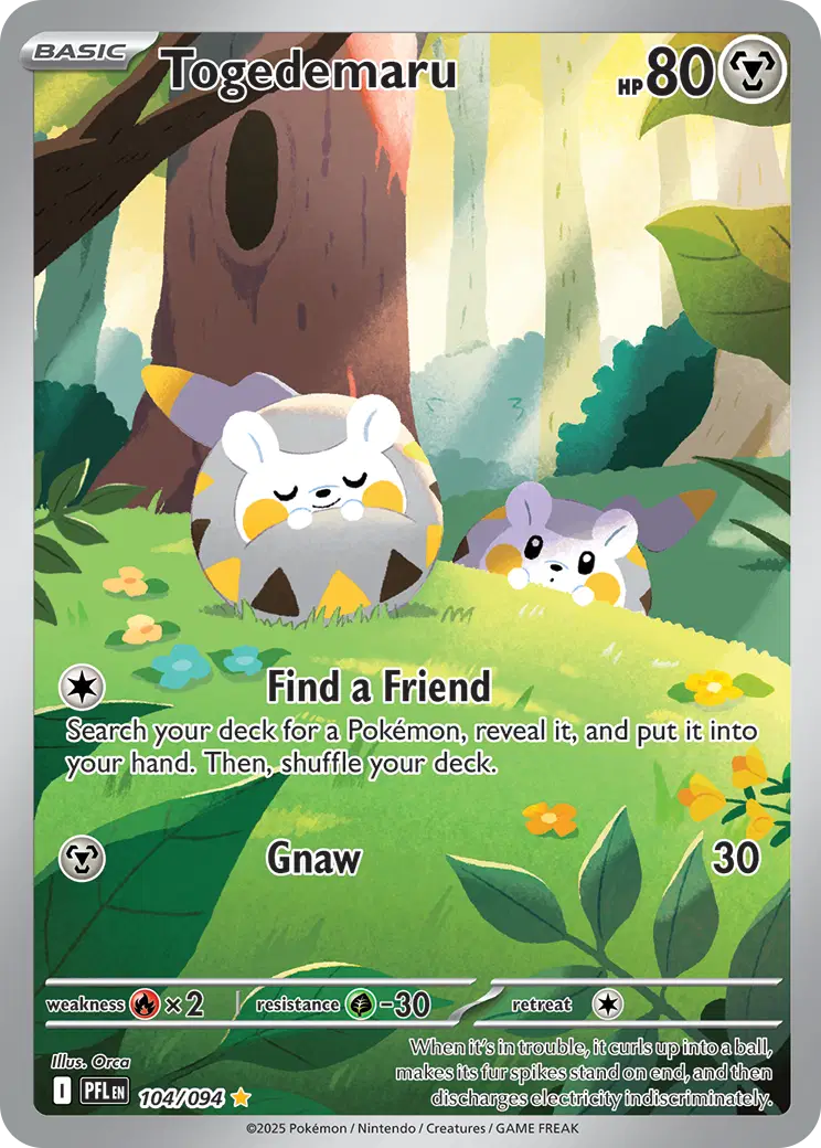 Togedemaru - Illustration Rare - 104/094