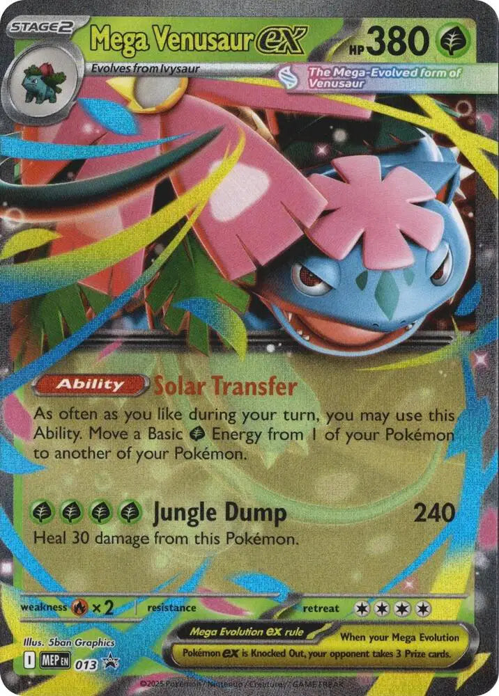 Mega Venusaur EX - Promo - MEP 013