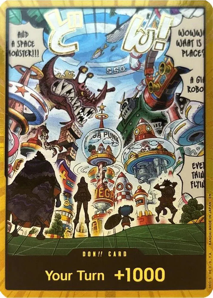 DON!! Card (Egghead) (Gold) The Azure Sea's Seven DON!!