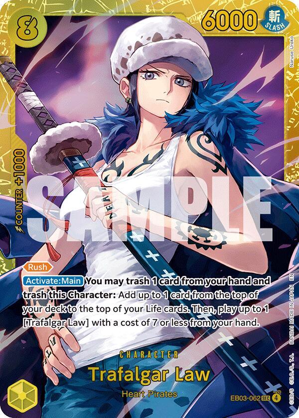 Trafalgar Law - Secret Rare - EB03-062