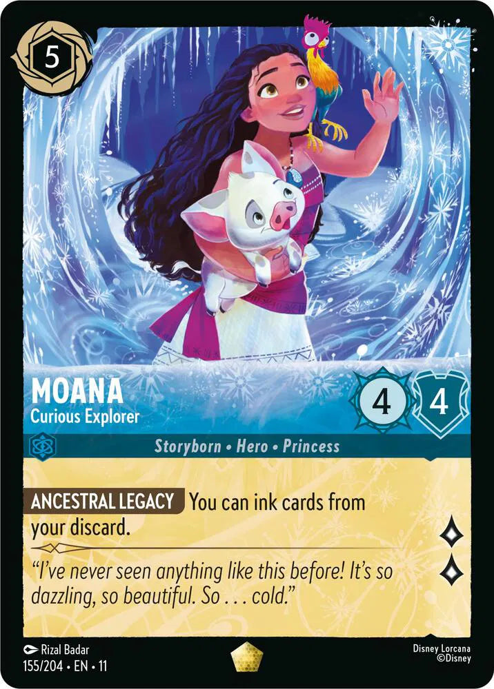Moana - Curious Explorer Winterspell Legendary • 155/204 Normal