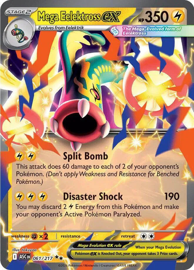 Mega Eelektross EX - Double Rare - 061/217