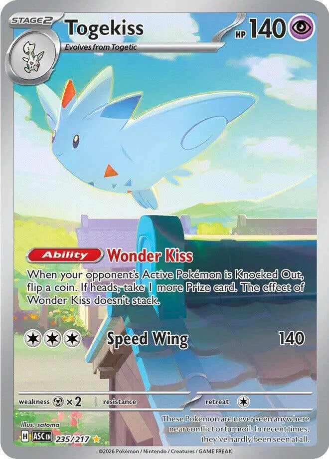 Togekiss Ascended Heroes Illustration Rare • 235/217