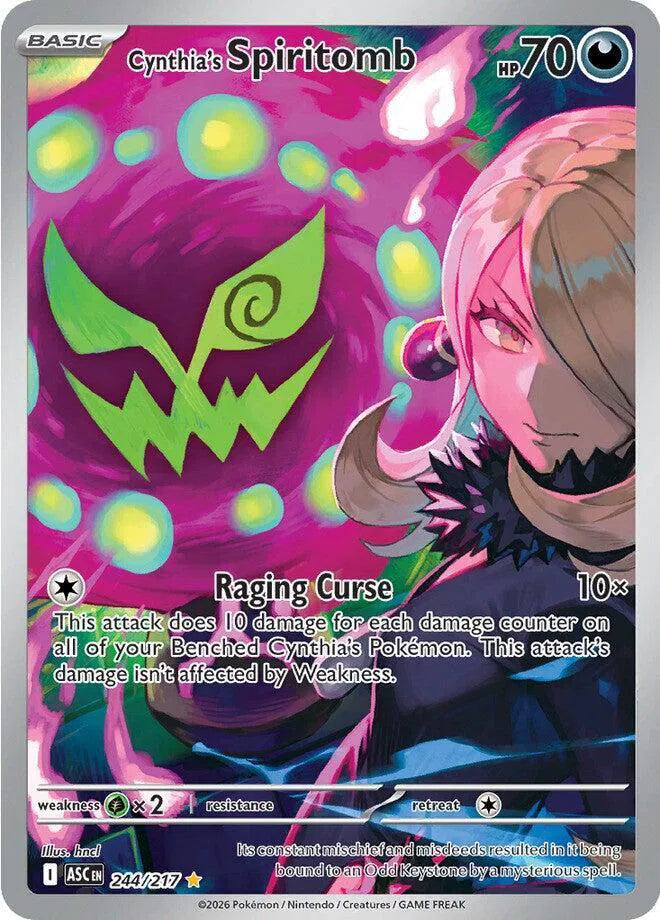 Cynthia's Spiritomb - Illustration Rare - 244/217