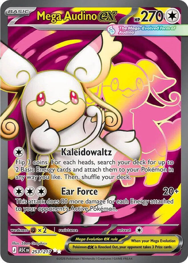 Mega Audino EX - Ultra Rare - 253/217