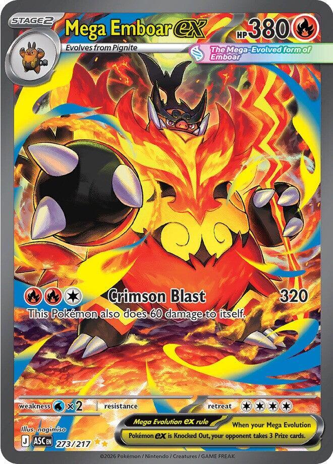 Mega Emboar EX - Special Illustration Rare - 273/217