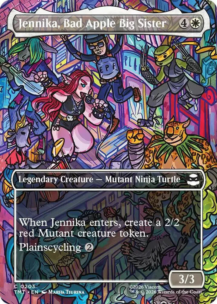 Jennika, Bad Apple Big Sister (Borderless) - Common Foil - C 203