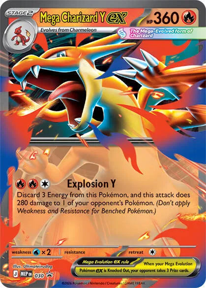 Mega Charizard Y EX - Promo - MEP030