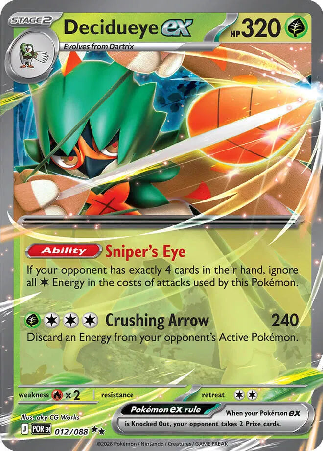 Decidueye EX - Double Rare - 012/088