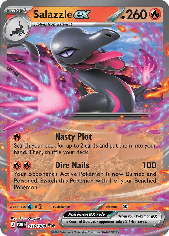 Salazzle ex Double Rare 016/088