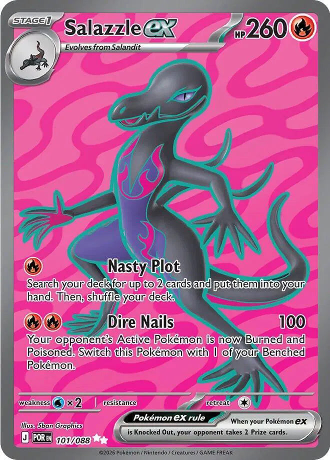 Salazzle ex - Ultra Rare - 101/088 (J)
