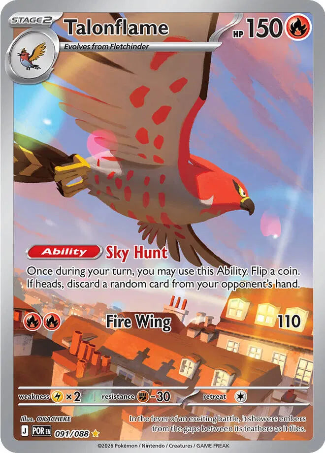 Talonflame Illustration Rare 091/088